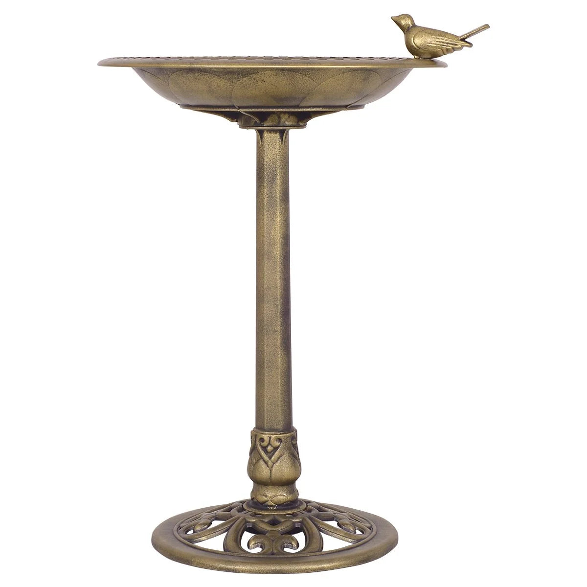 Vogelfutterstation Vogel Feeder Futterstation Vogelfutterspender Stand 50 X 76 Cm Bronze