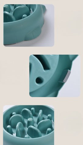 Anti-Choking Slow Feeder Bowl for Dogs & Cats