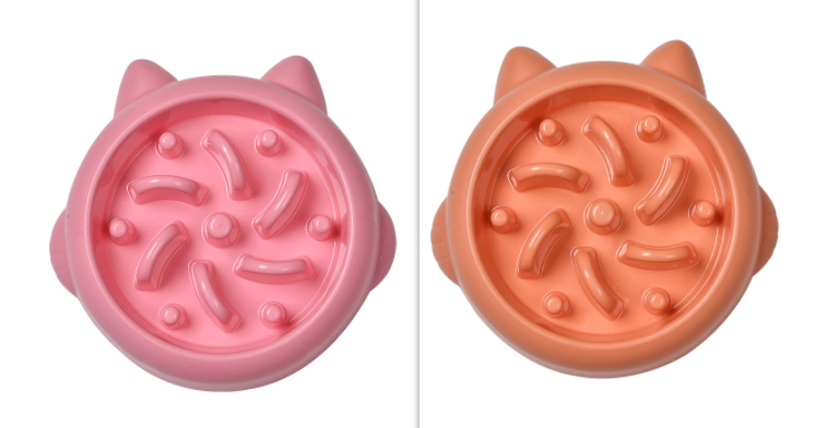 Anti-Choking Slow Feeder Bowl for Dogs & Cats