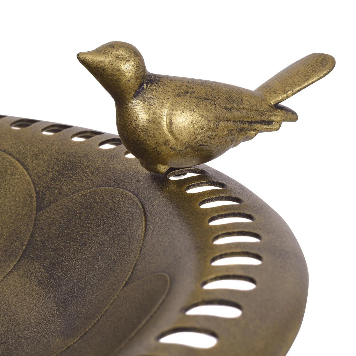 Vogelfutterstation Vogel Feeder Futterstation Vogelfutterspender Stand 50 X 76 Cm Bronze